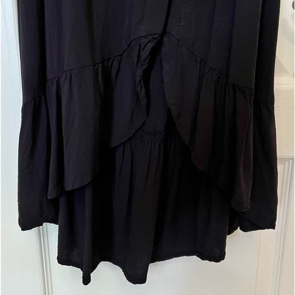 LOFT Off The Shoulder Button Down Midi Dress - Picture 9 of 9